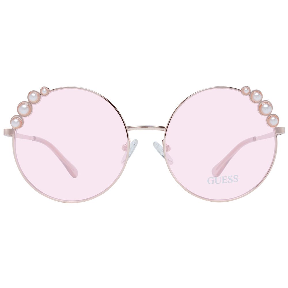 Occhiali da sole Guss in metallo oro rosa
