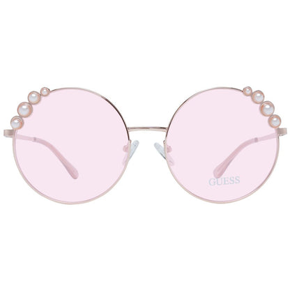 Occhiali da sole Guss in metallo oro rosa