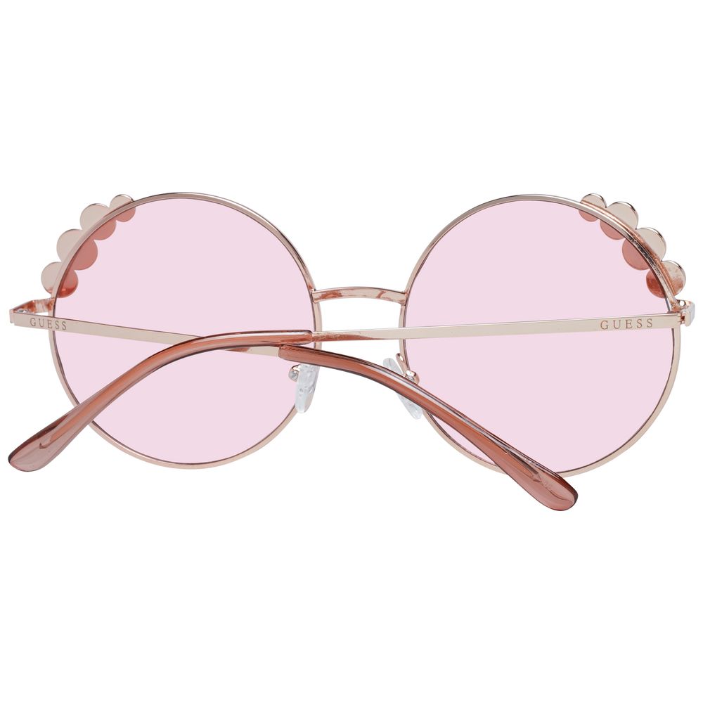 Occhiali da sole Guss in metallo oro rosa