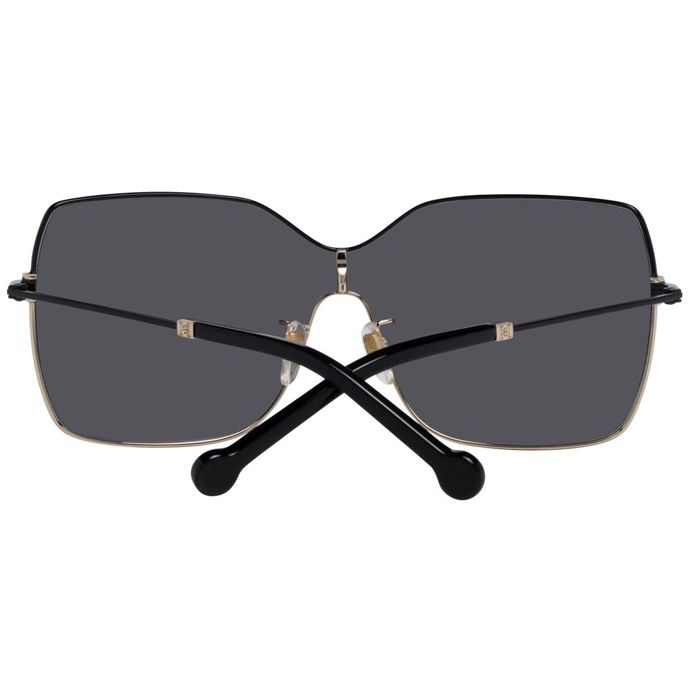 Occhiali da sole in metallo nero Carolina Herrera