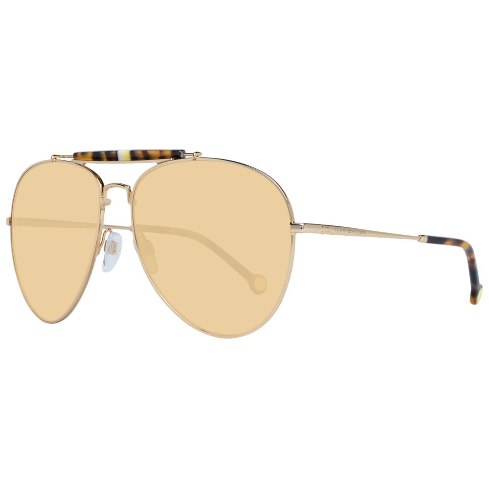 Occhiali da sole Tommy Hilfiger in metallo dorato