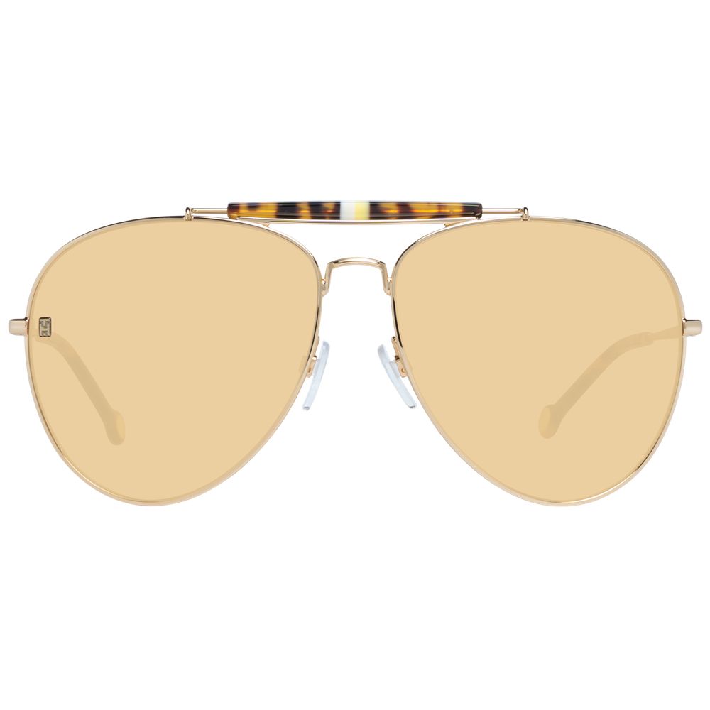 Occhiali da sole Tommy Hilfiger in metallo dorato