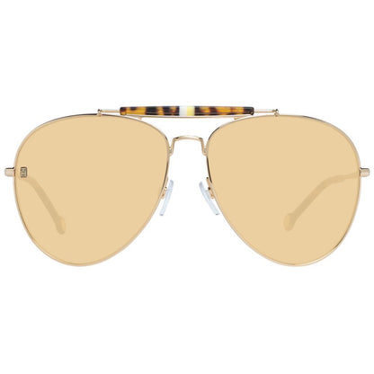Occhiali da sole Tommy Hilfiger in metallo dorato