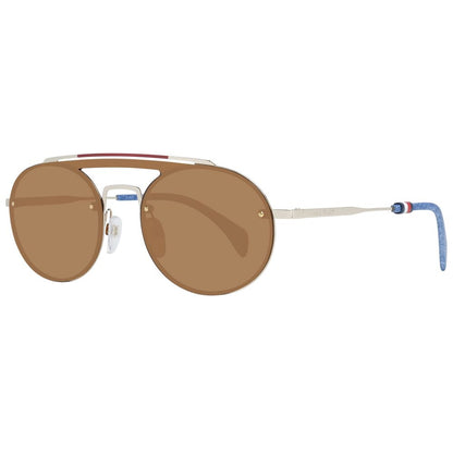 Occhiali da sole Tommy Hilfiger in metallo dorato e plastica