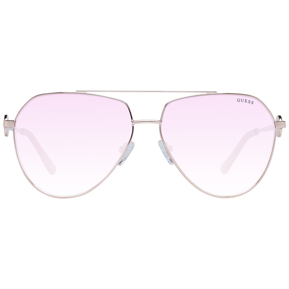 Occhiali da sole Guss in metallo oro rosa