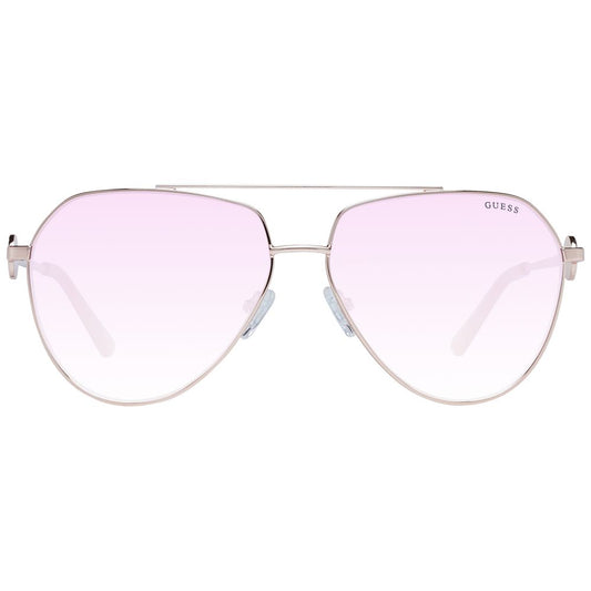 Occhiali da sole Guss in metallo oro rosa