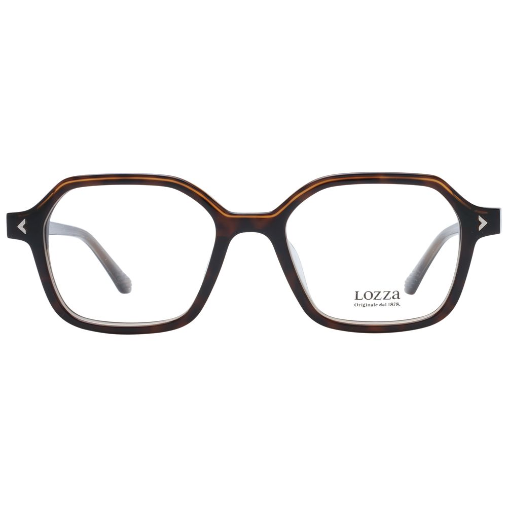 Occhiali da vista Lozza in acetato e plastica marrone (montature)