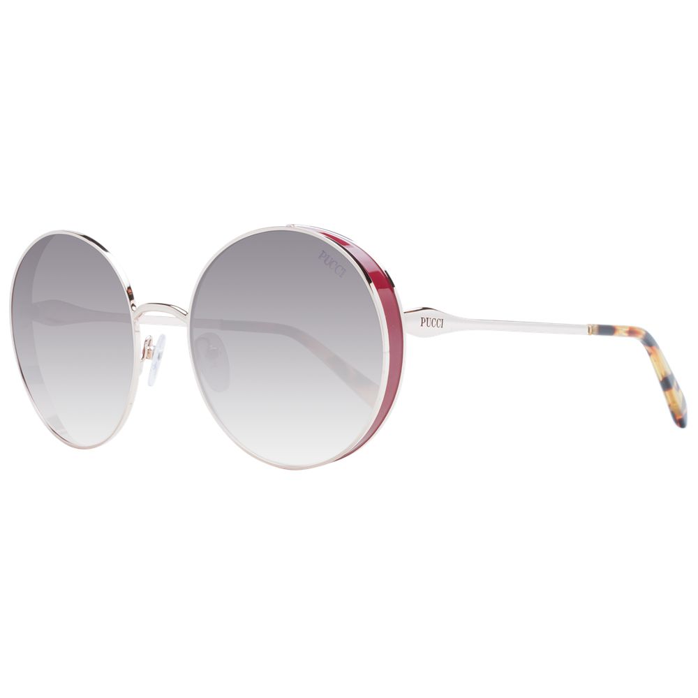 Occhiali da sole Emilio Pucci in metallo oro rosa