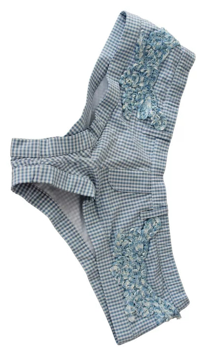 Ermanno Scervino Blue Beachwear Bottoms Costume da bagno Shorts