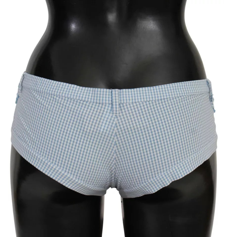 Ermanno Scervino Blue Beachwear Bottoms Costume da bagno Shorts