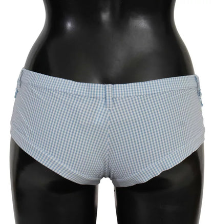 Ermanno Scervino Blue Beachwear Bottoms Costume da bagno Shorts