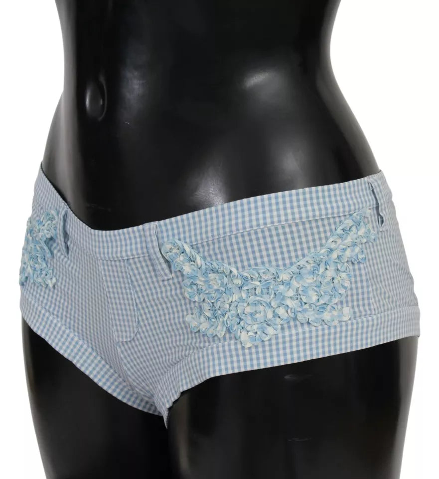 Ermanno Scervino Blue Beachwear Bottoms Costume da bagno Shorts