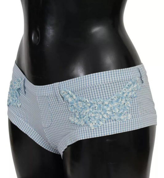 Ermanno Scervino Blue Beachwear Bottoms Costume da bagno Shorts