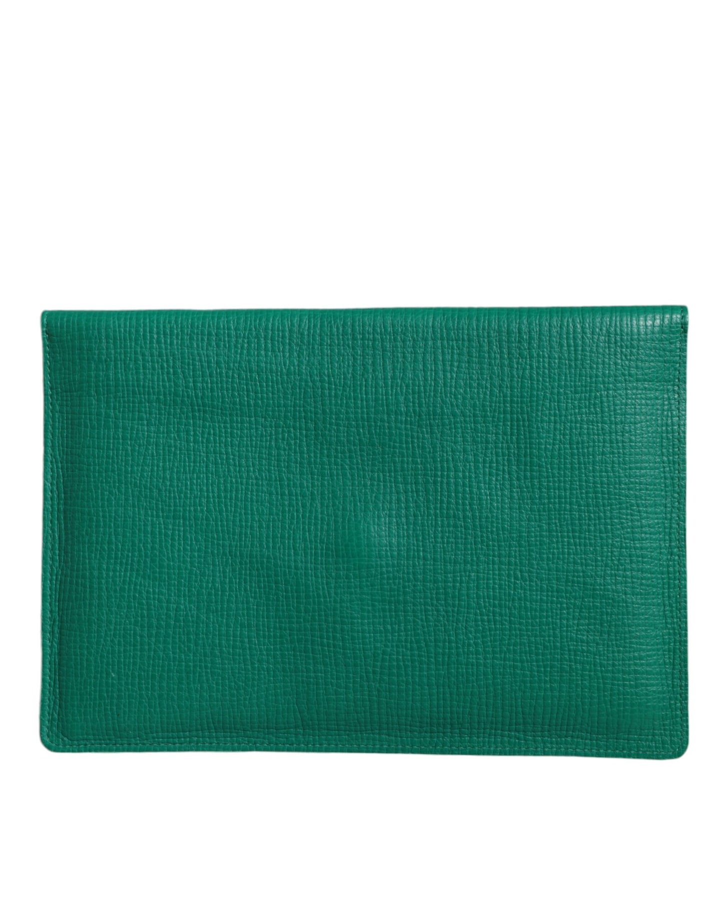 Borsa a mano Dolce &amp; Gabbana in pelle verde, pochette, mini borsa, custodia per tablet