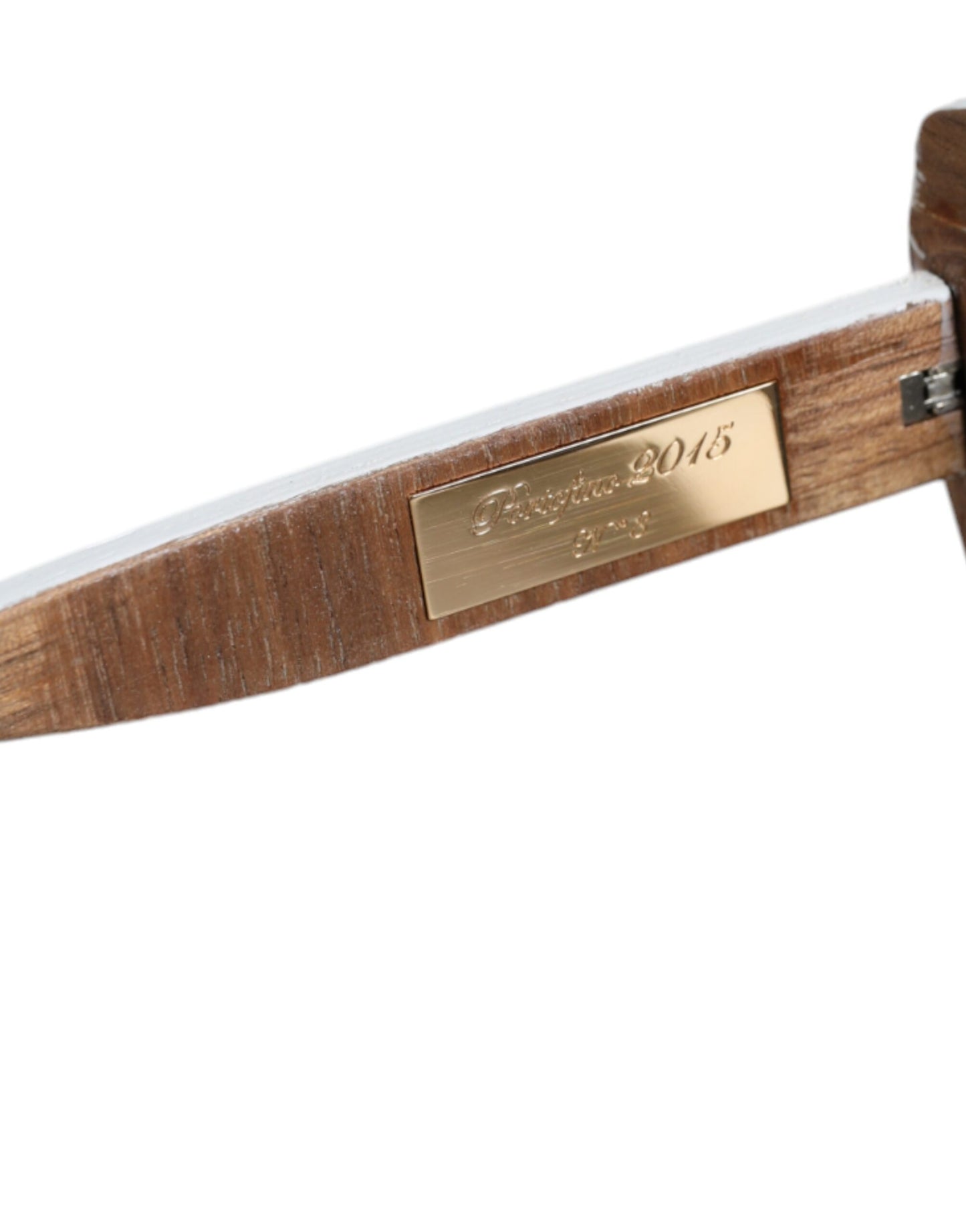 Occhiali da sole Dolce &amp; Gabbana con montatura in ottone e cristalli multicolore in legno e dipinti a mano con motivi floreali