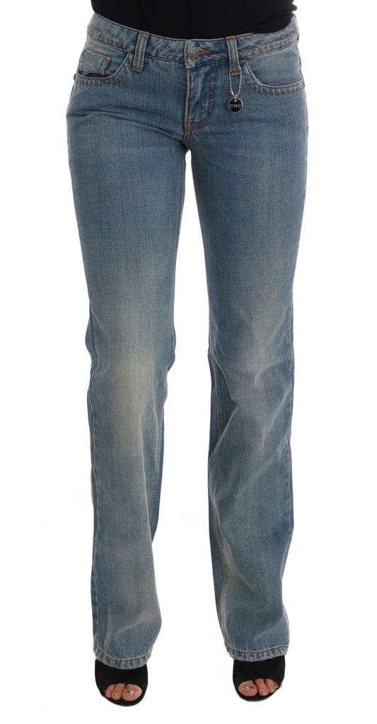 Jeans classici in cotone blu lavato Costume National