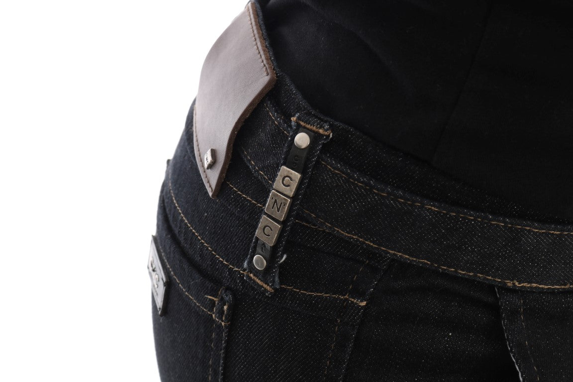 Jeans slim fit elasticizzati in cotone blu Costume National