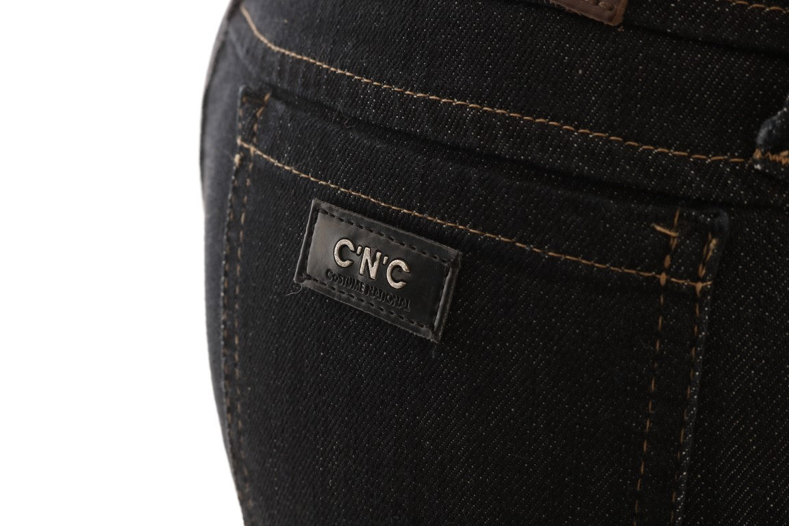 Jeans slim fit elasticizzati in cotone blu Costume National