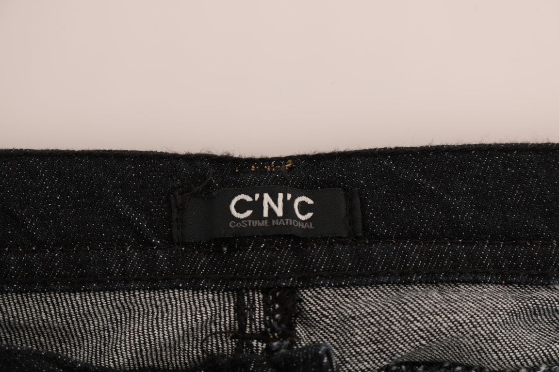 Jeans slim fit elasticizzati in cotone blu Costume National