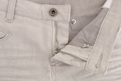 Jeans slim elasticizzati in cotone bianco Costume National