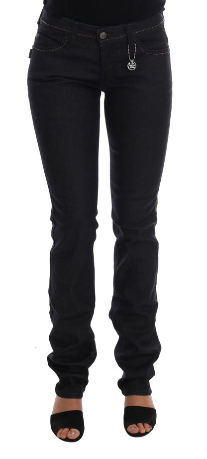 Jeans slim fit elasticizzati in cotone blu Costume National