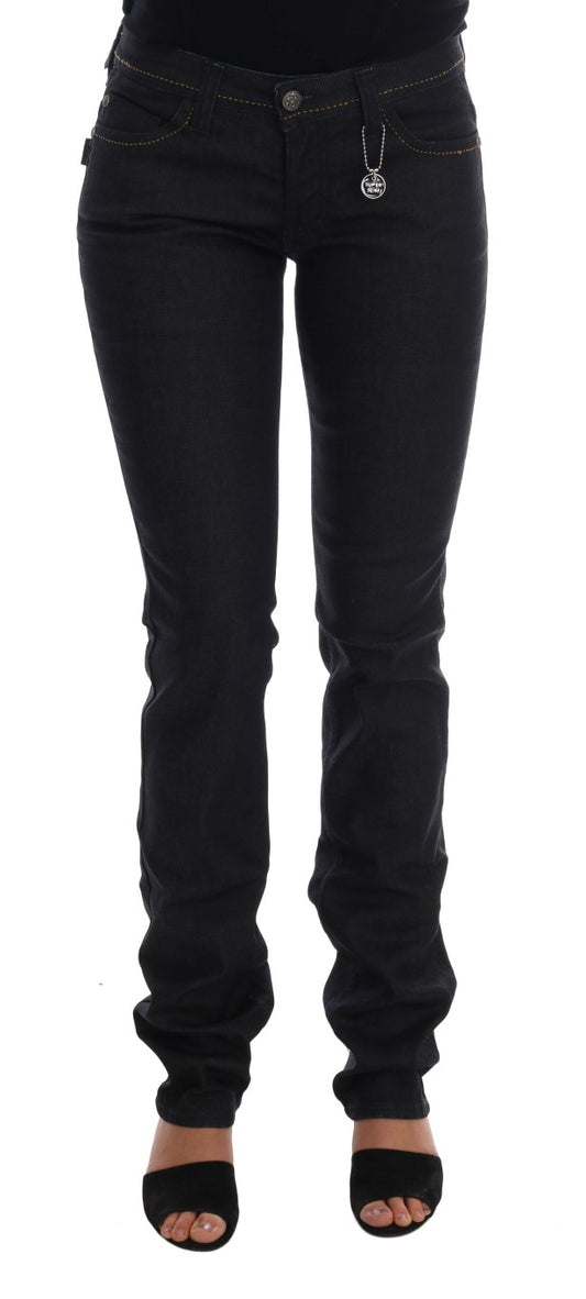Jeans slim fit elasticizzati in cotone blu Costume National