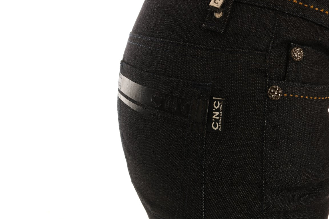 Jeans slim fit elasticizzati in cotone blu Costume National