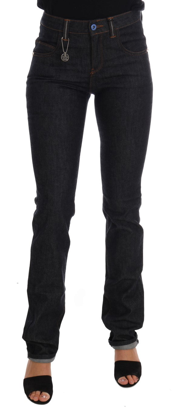 Jeans slim fit elasticizzati in cotone blu Costume National