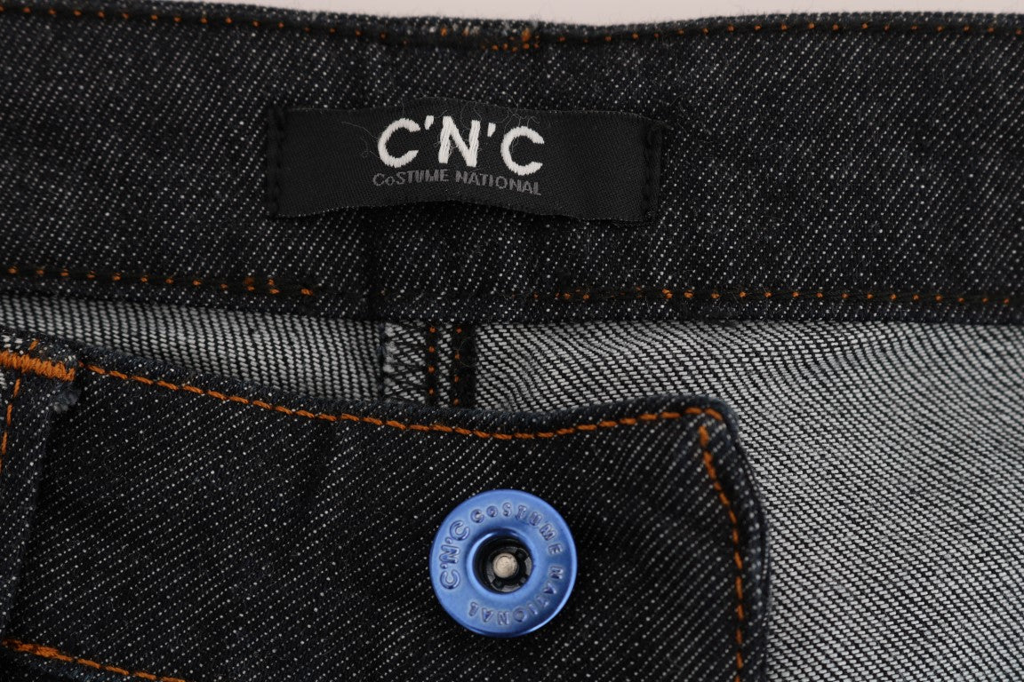 Jeans slim fit elasticizzati in cotone blu Costume National