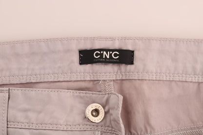 Jeans slim fit in cotone beige Costume National