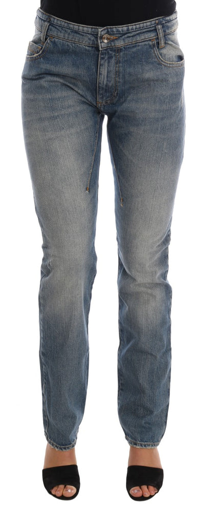 Jeans elasticizzati in cotone blu Costume National