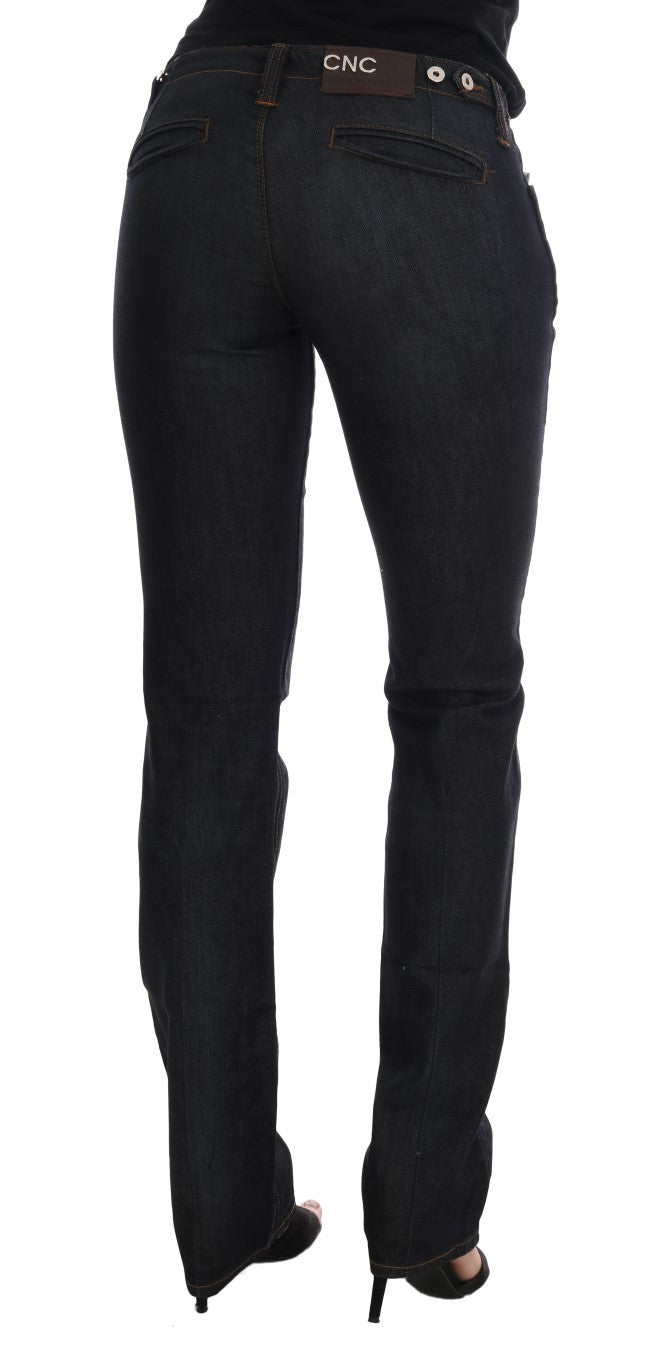 Jeans slim fit in cotone blu scuro Costume National