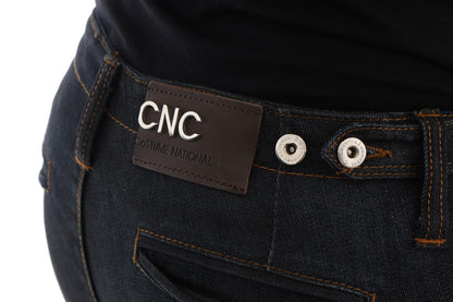 Jeans slim fit in cotone blu scuro Costume National