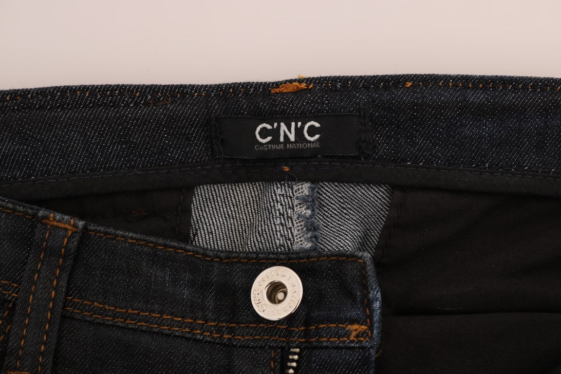 Jeans slim fit in cotone blu scuro Costume National