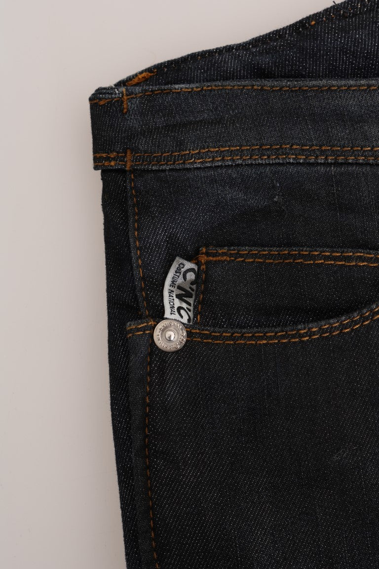 Jeans slim fit in cotone blu scuro Costume National