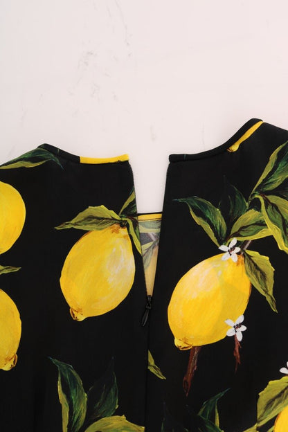 T-shirt elasticizzata in seta multicolore Dolce &amp; Gabbana