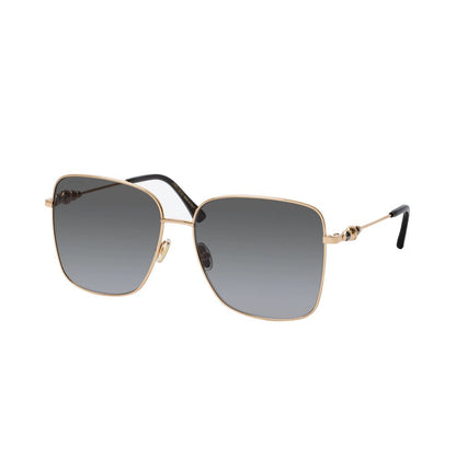 Occhiali da sole Jimmy Choo in metallo dorato