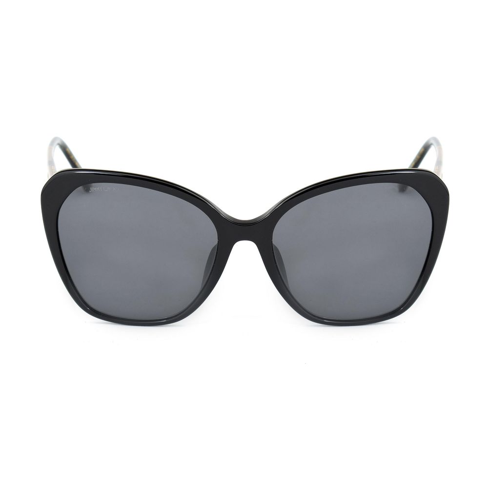Occhiali da sole Jimmy Choo in metallo nero