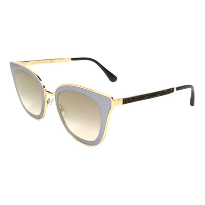 Occhiali da sole Jimmy Choo in metallo dorato