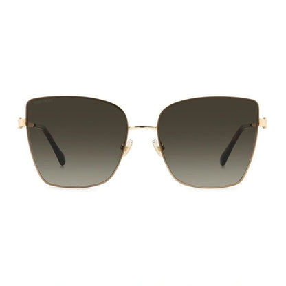 Occhiali da sole Jimmy Choo in metallo dorato