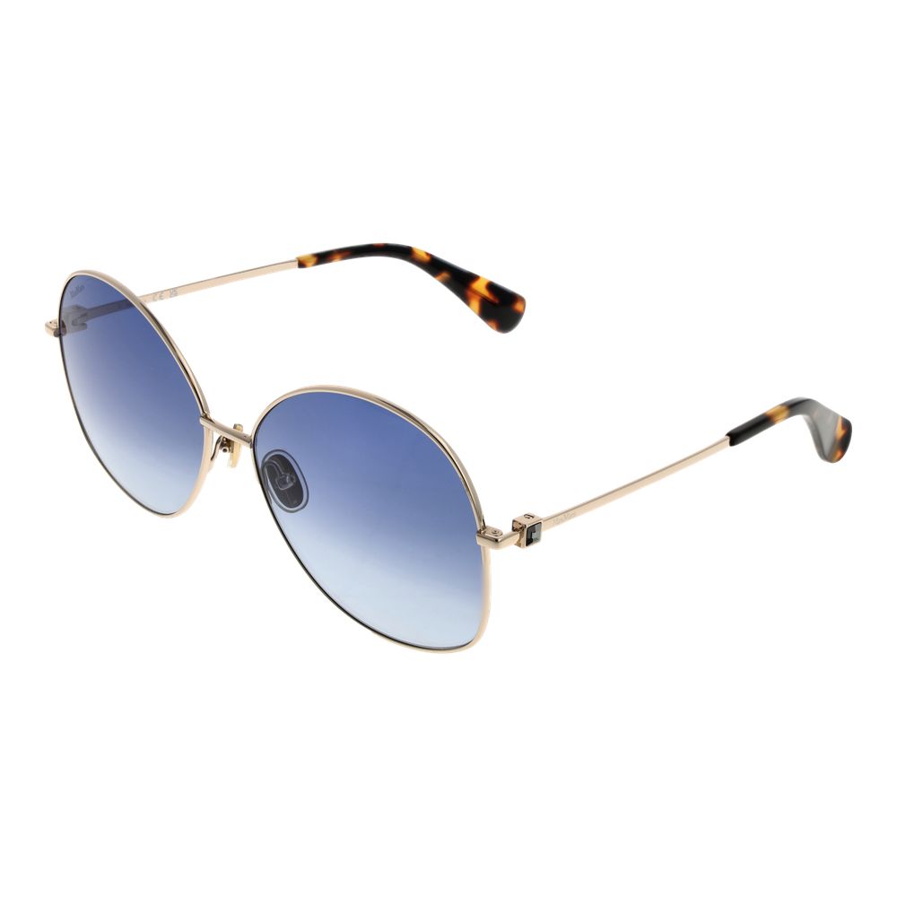 Occhiali da sole Max Mara in metallo dorato