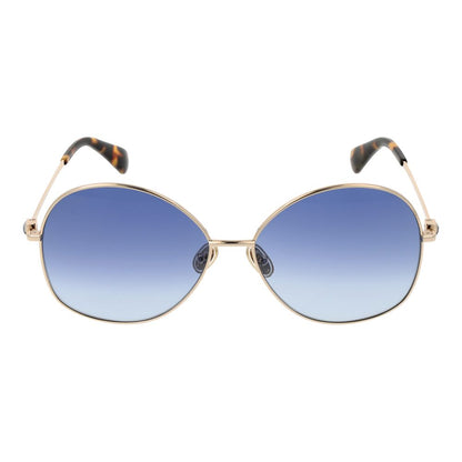 Occhiali da sole Max Mara in metallo dorato