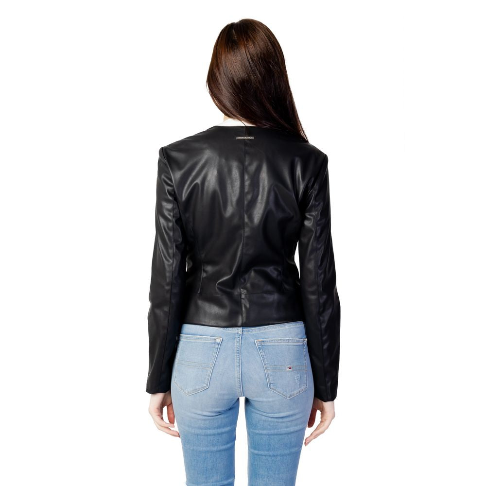 Giacca in pelle nera Armani Exchange