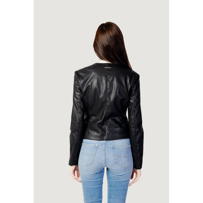 Giacca in pelle nera Armani Exchange