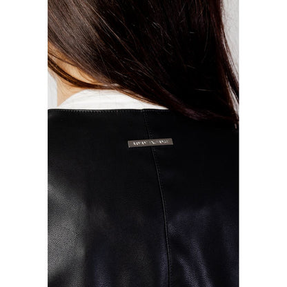Giacca in pelle nera Armani Exchange