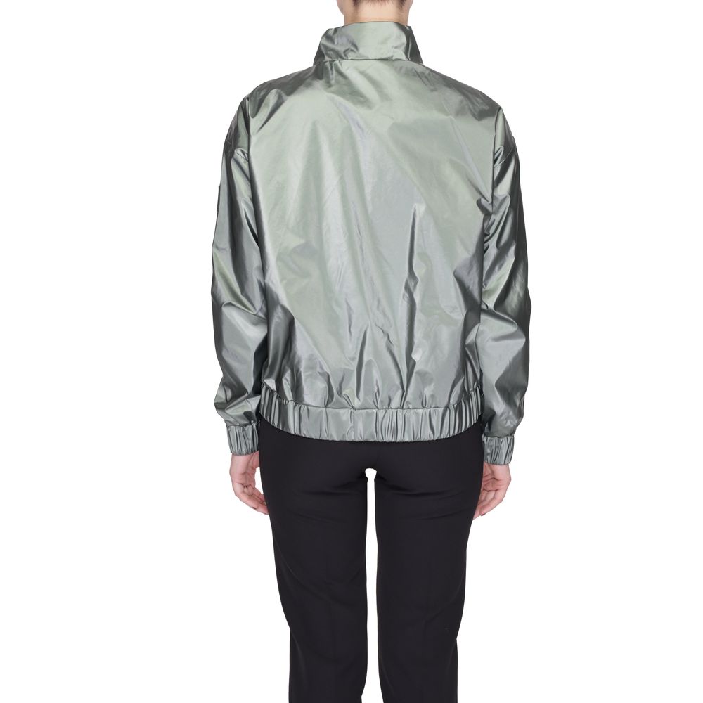Giacca in poliestere verde Suns