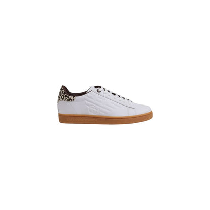 EA7 Emporio Armani Sneakers basse in pelle beige