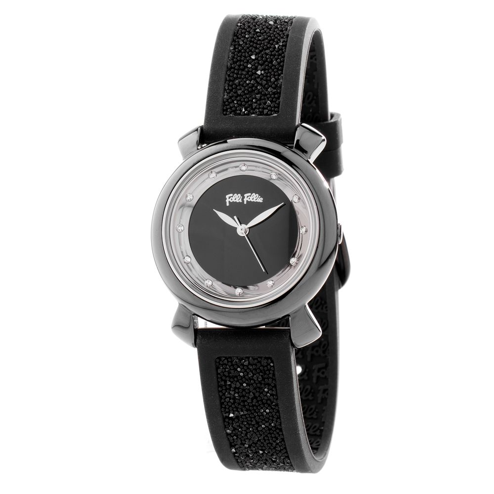 Orologio da polso Folli Follie in plastica nera
