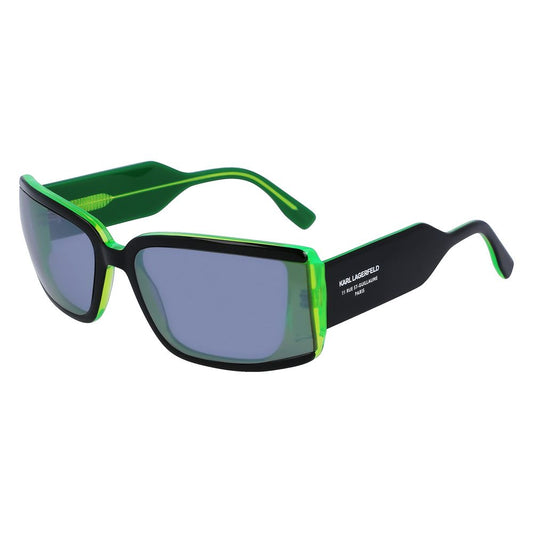 Occhiali da sole in acetato nero Karl Lagerfeld