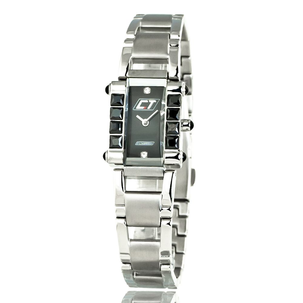 Orologio elegante Chronotech in acciaio inossidabile argento